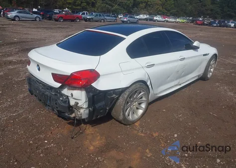 2013 BMW 650I Gran Coupe z USA, uszkodzony, nr VIN WBA6B2C51DD128329